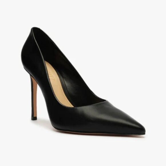 SCHUTZ Lou Leather Stiletto Pumps - Picture 11 of 12